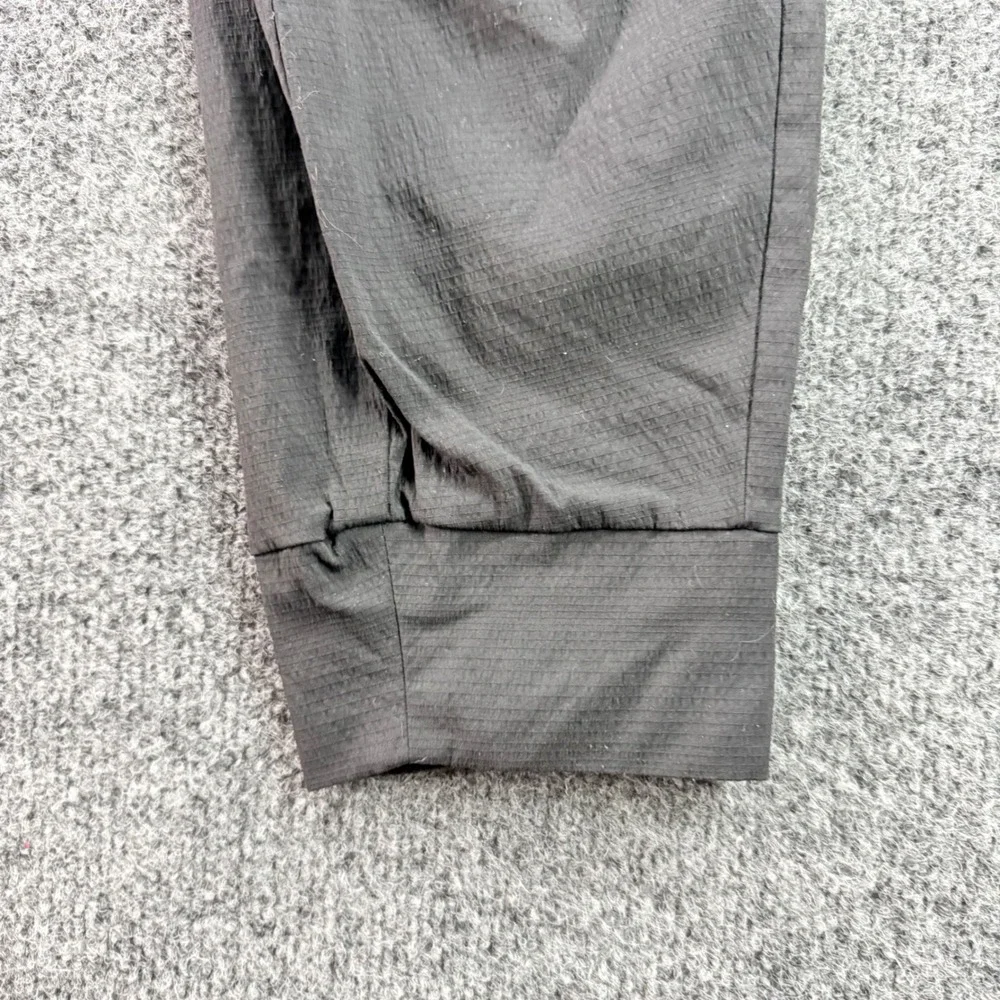 Athleta La Viva Jogger‎ Pants Black Ripstop Hiking Travel Size 8  Cargo Zipper